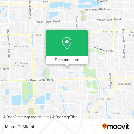 Miami Fl map