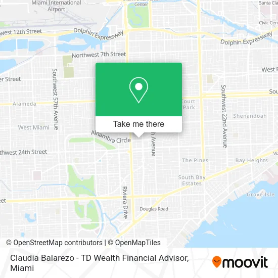 Mapa de Claudia Balarezo - TD Wealth Financial Advisor