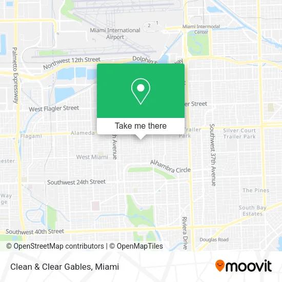 Clean & Clear Gables map