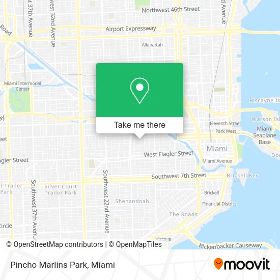 Pincho Marlins Park map