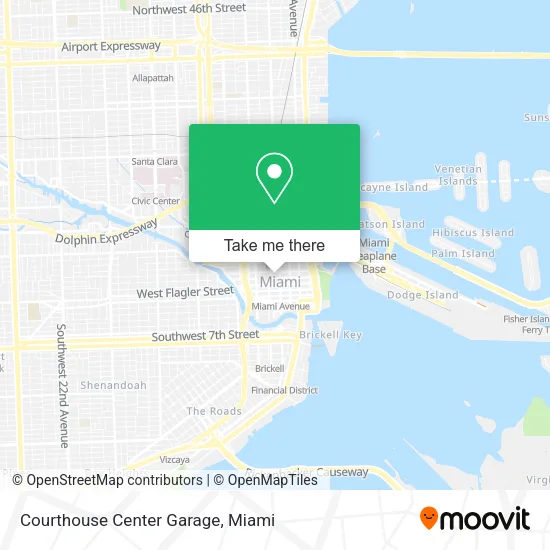 Courthouse Center Garage map