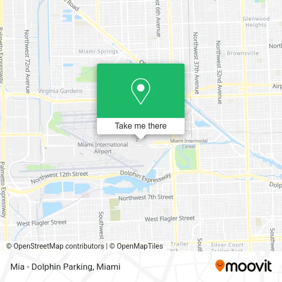 Mia - Dolphin Parking map