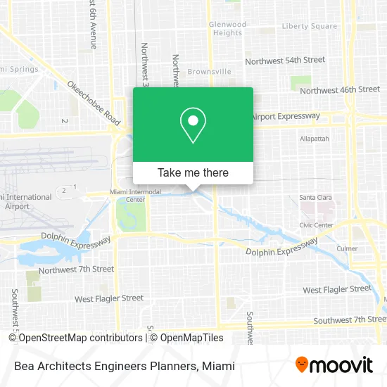 Bea Architects Engineers Planners map