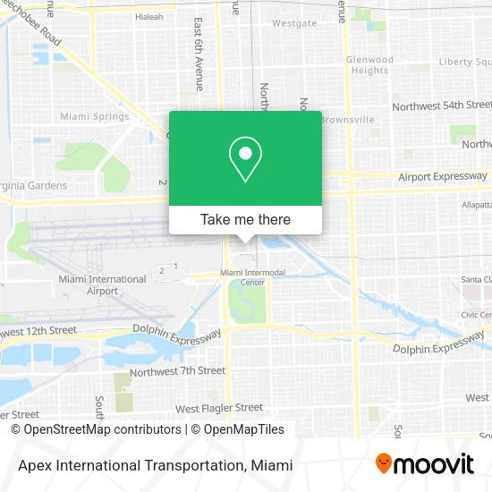 Mapa de Apex International Transportation