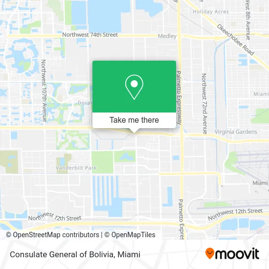 Consulate General of Bolivia map