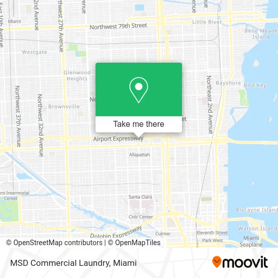 MSD Commercial Laundry map