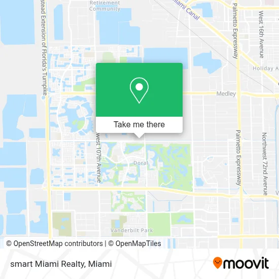 smart Miami Realty map