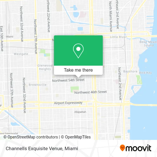 Channells Exquisite Venue map