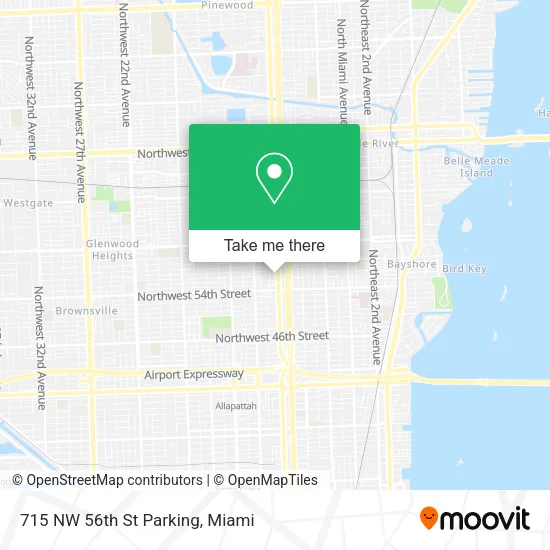 715 NW 56th St Parking map
