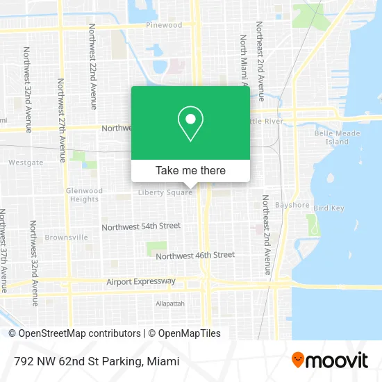 792 NW 62nd St Parking map