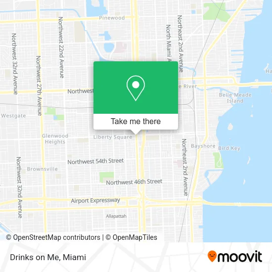 Drinks on Me map