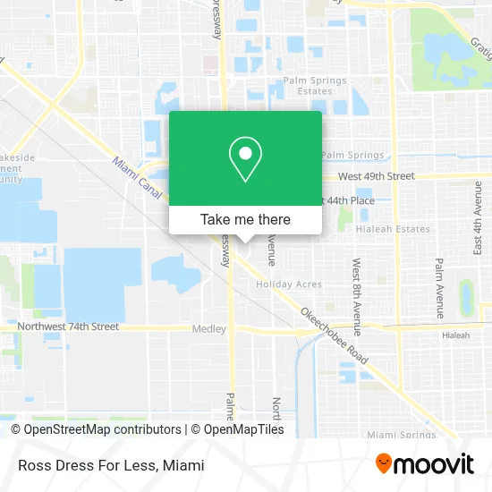 Ross Dress For Less map