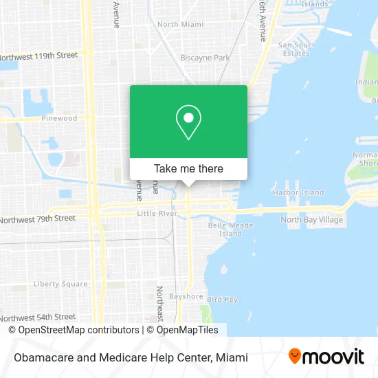 Obamacare and Medicare Help Center map
