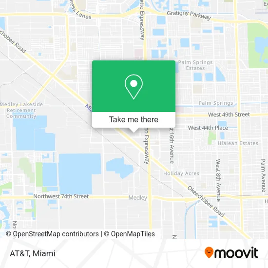 Mapa de AT&T