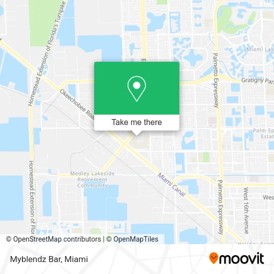 Mapa de Myblendz Bar