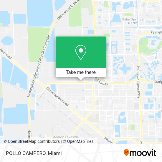 POLLO CAMPERO map