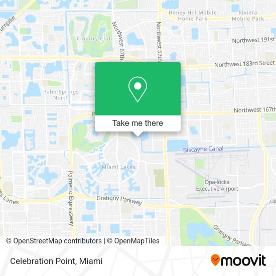 Mapa de Celebration Point