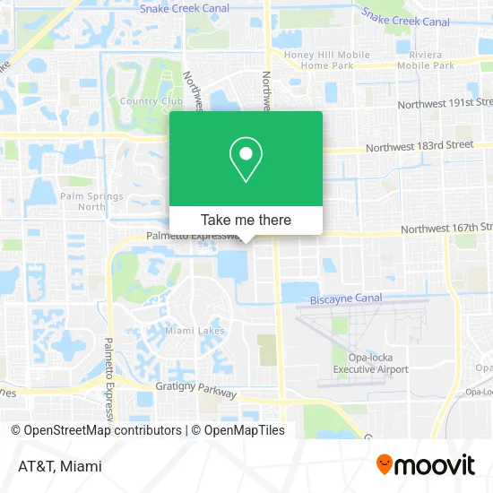 Mapa de AT&T