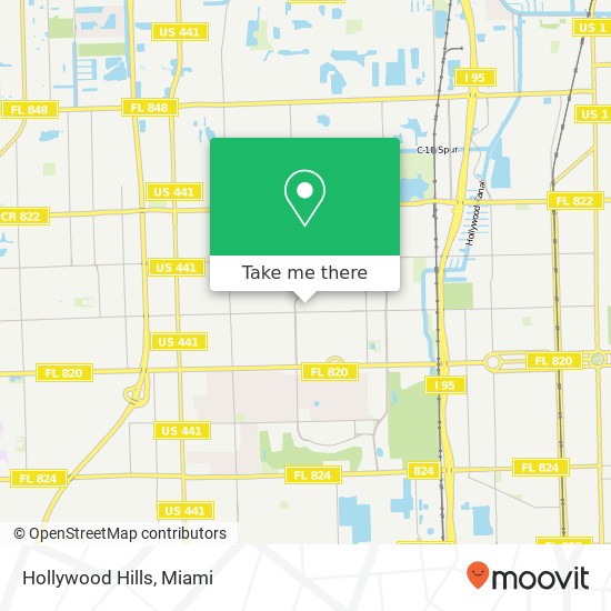 Mapa de Hollywood Hills