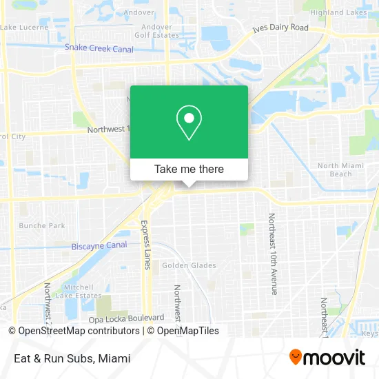 Mapa de Eat & Run Subs