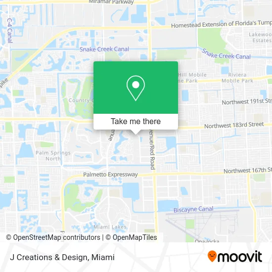 J Creations & Design map