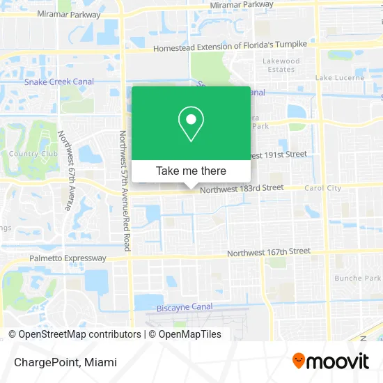 ChargePoint map