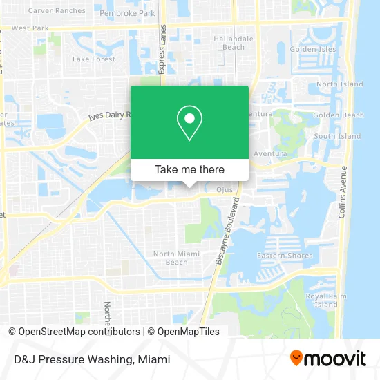 Mapa de D&J Pressure Washing