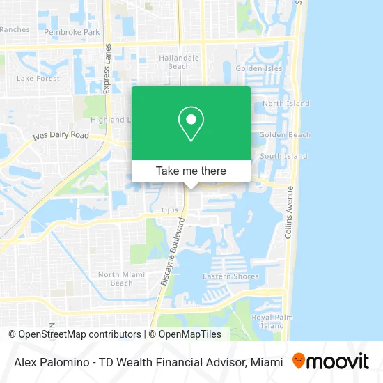 Alex Palomino - TD Wealth Financial Advisor map