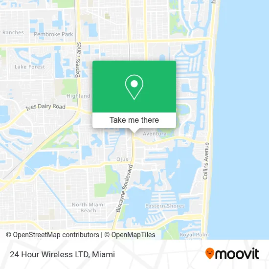 24 Hour Wireless LTD map