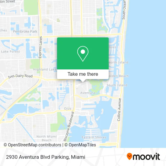 2930 Aventura Blvd Parking map