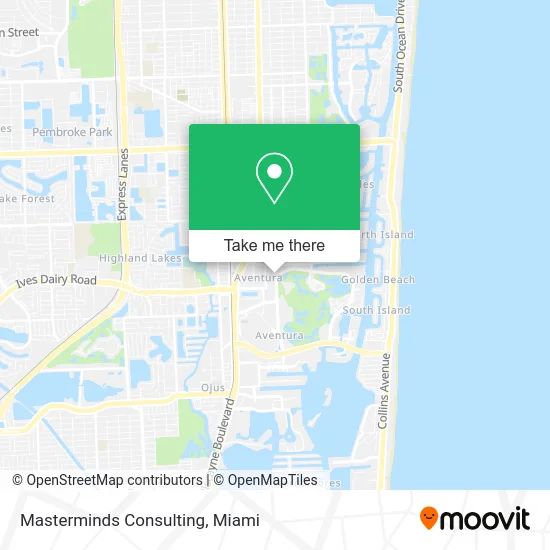 Masterminds Consulting map