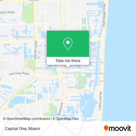 Mapa de Capital One