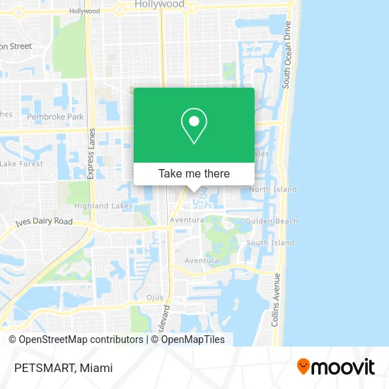 PETSMART map