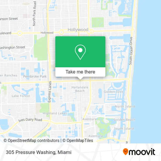 Mapa de 305 Pressure Washing