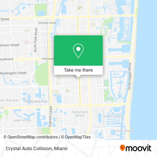 Crystal Auto Collision map