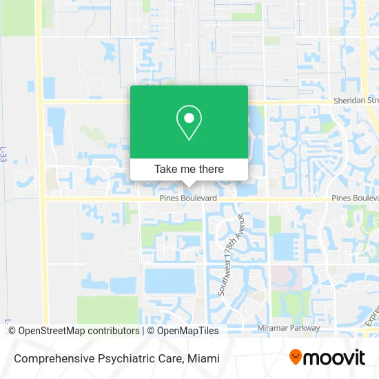 Comprehensive Psychiatric Care map