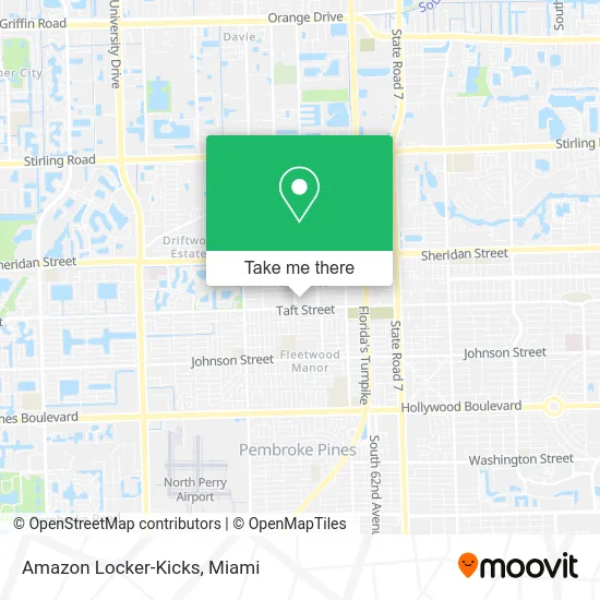 Amazon Locker-Kicks map