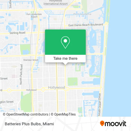 Batteries Plus Bulbs map