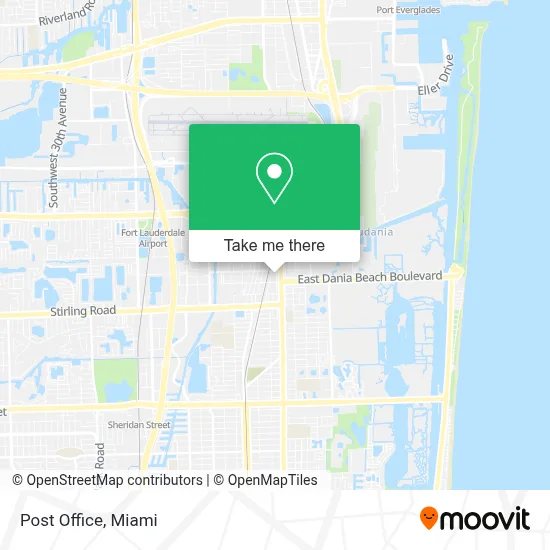 Post Office map