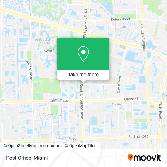 Post Office map