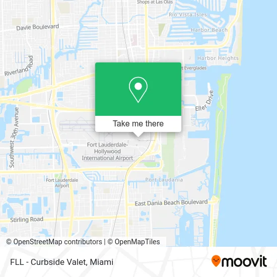 FLL - Curbside Valet map
