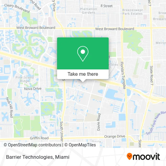 Barrier Technologies map