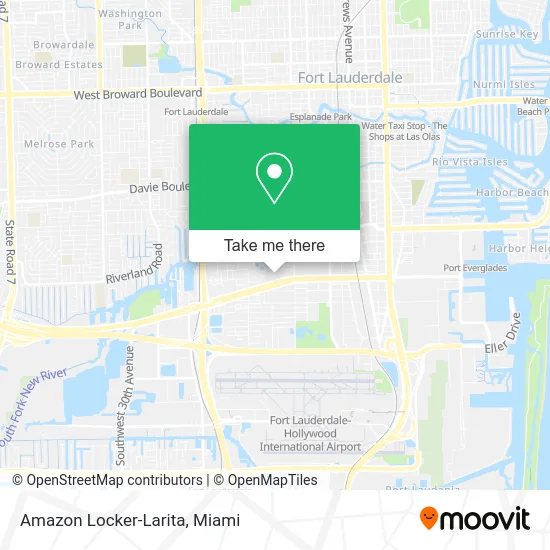 Amazon Locker-Larita map