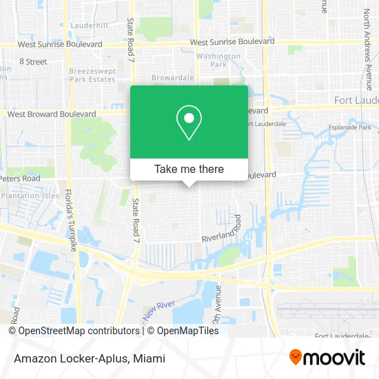 Amazon Locker-Aplus map