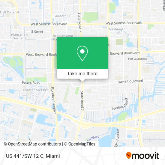 Mapa de US 441/SW 12 C