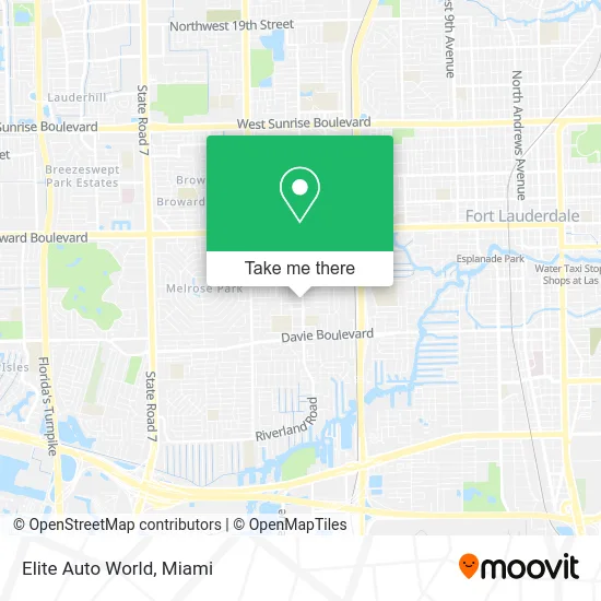 Elite Auto World map