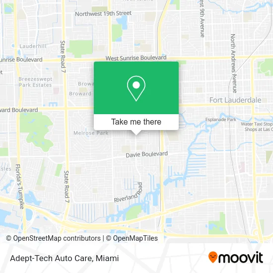Adept-Tech Auto Care map