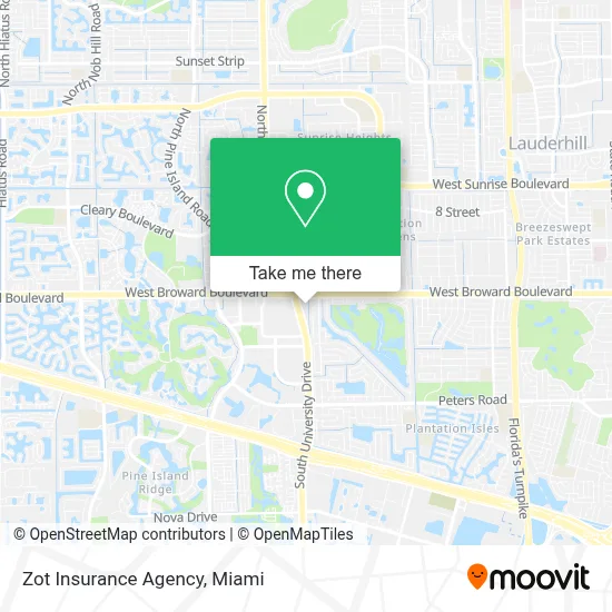 Zot Insurance Agency map