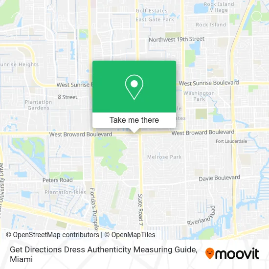 Get Directions Dress Authenticity Measuring Guide map