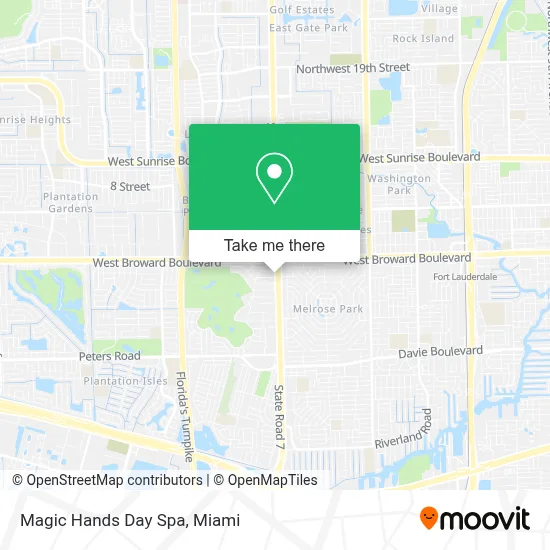 Magic Hands Day Spa map